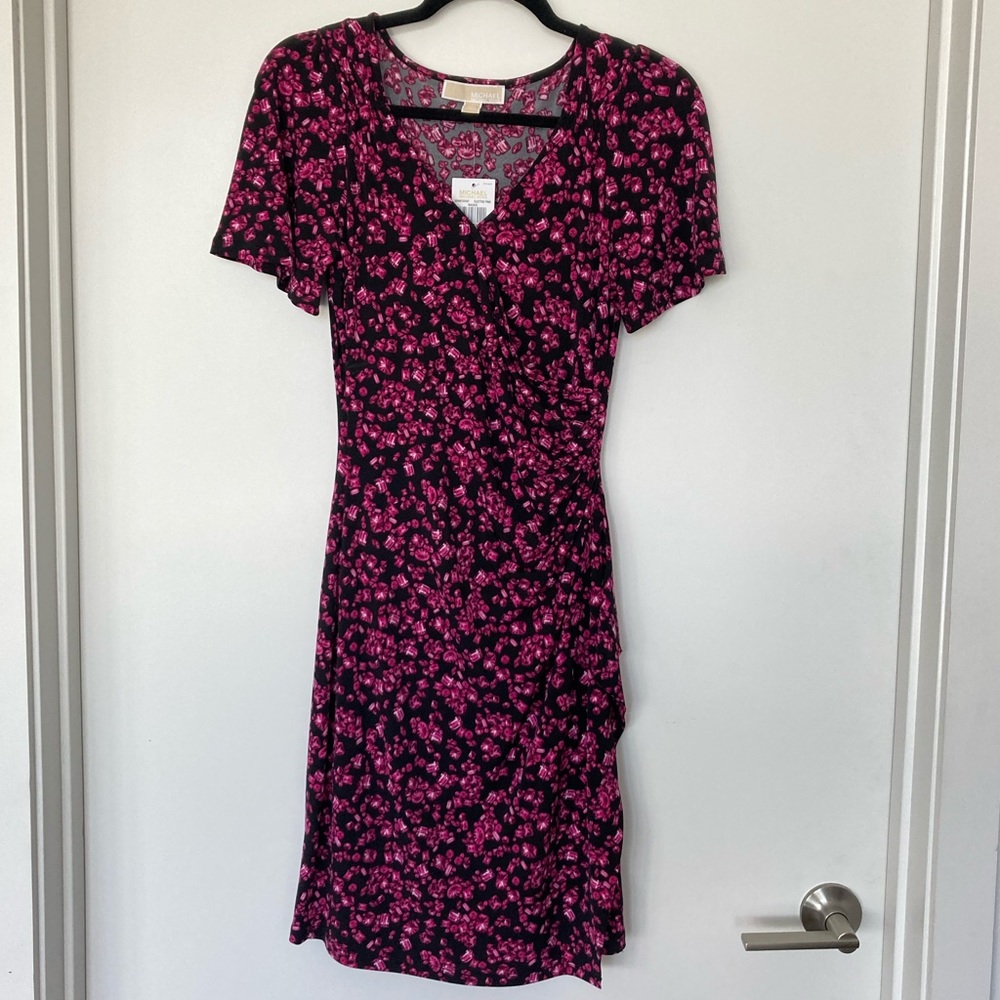 MICHAEL Michael Kors Pink Ruby Midi Dress